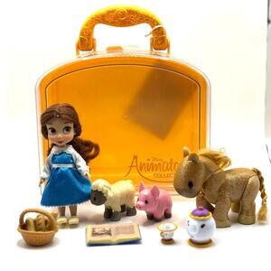 Disney Animators' Collection Belle, Beauty and the Beast Mini Doll Play Set Case